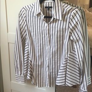 Drew peplum button down